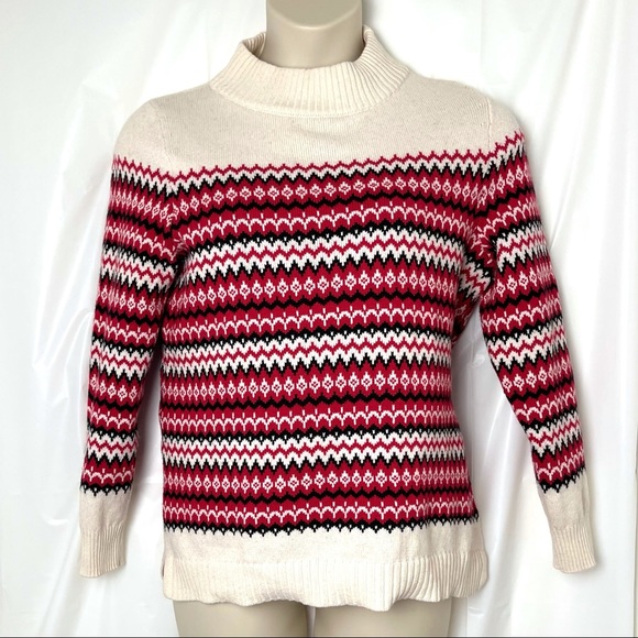 Talbots Chalet Fair Isle Sweater - Picture 2 of 8